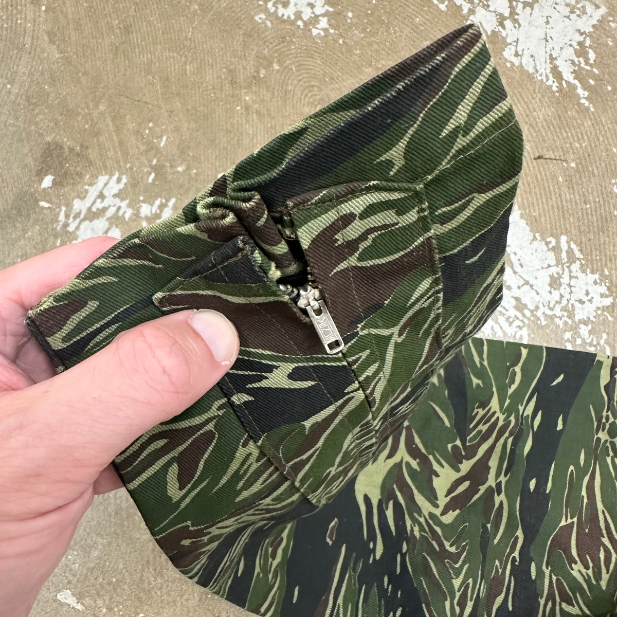 1970’s Deadstock Thai Tiger Stripe Camo Party Suit