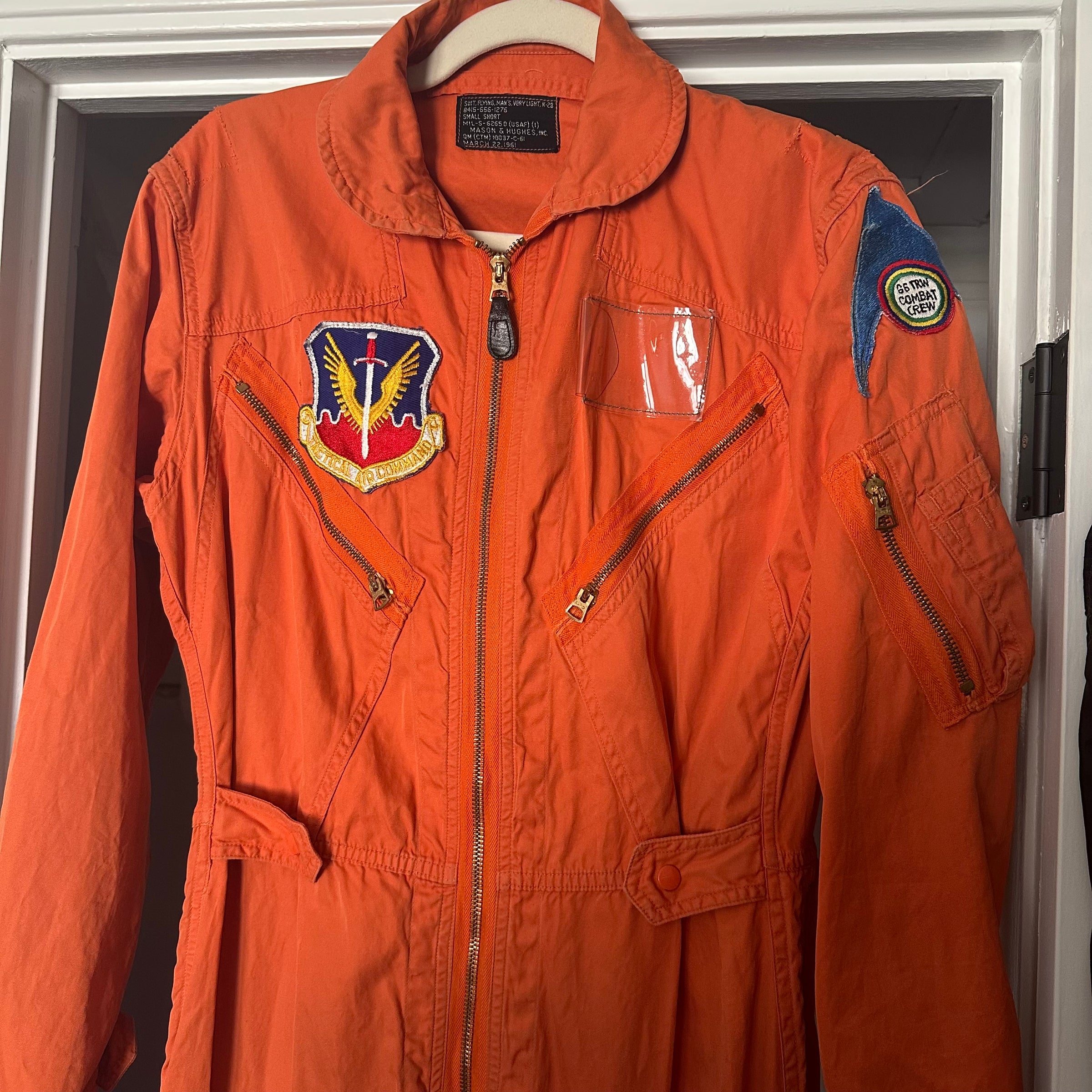 1960’s 66th Tactical Reconnaissance Wing K-2B Flight Suit Size 38