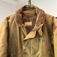1940’s WWII USN N-1 Deck Jacket Size 42