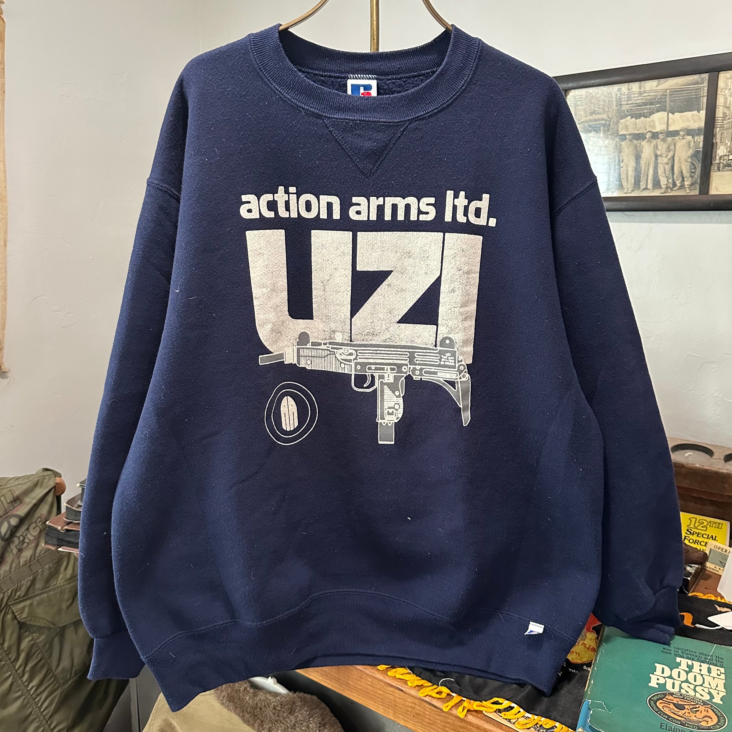 1980’s/90’s Action Arms Limited Uzi Promo Sweatshirt Large