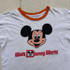 1960’s Walt Disney World Mickey House Ringer T-Shirt Large