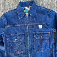1940’s Tuf Nut Cotton Flannel Lined 2 Pocket Denim Jacket