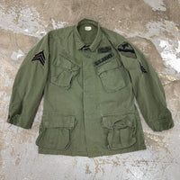 1960’s Vietnam War Patched 1st Cavalry Ripstop Jungle Jacket with CIB Small Short