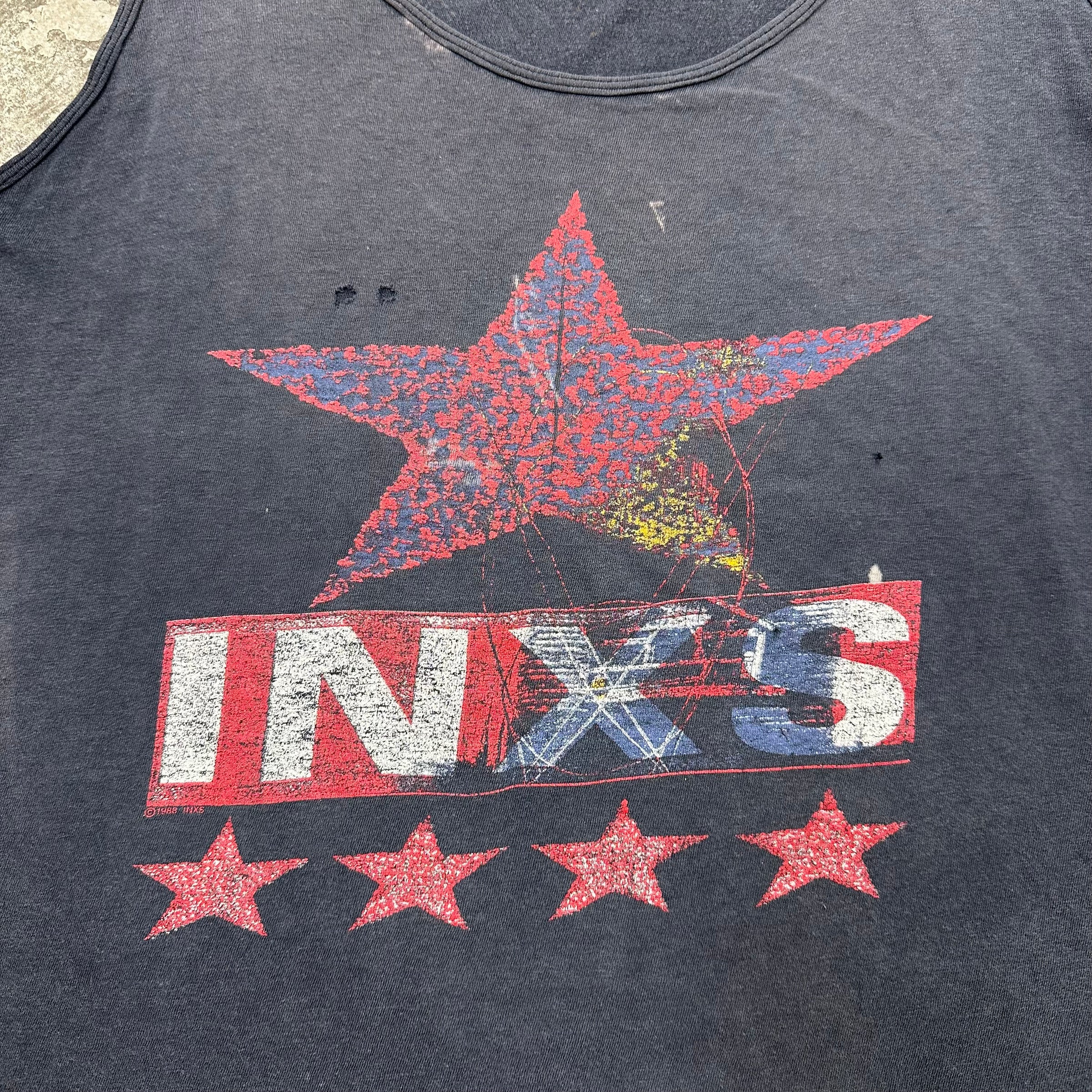 1980’s INXS Band Tank Top T-Shirt Large