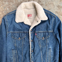 1980’s Levi’s Sherpa Lined Denim Jacket Size 42