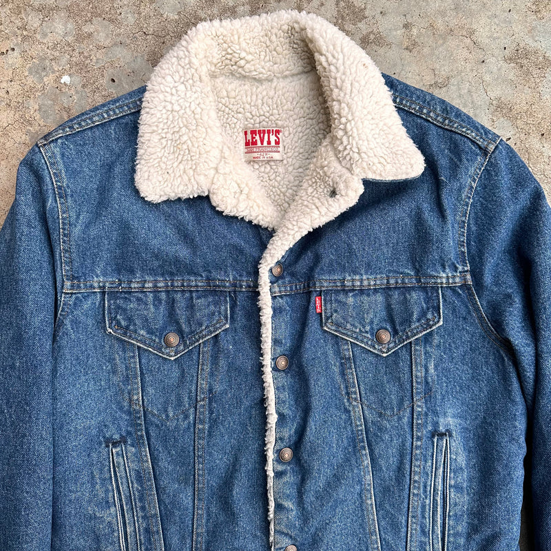 1980’s Levi’s Sherpa Lined Denim Jacket Size 42