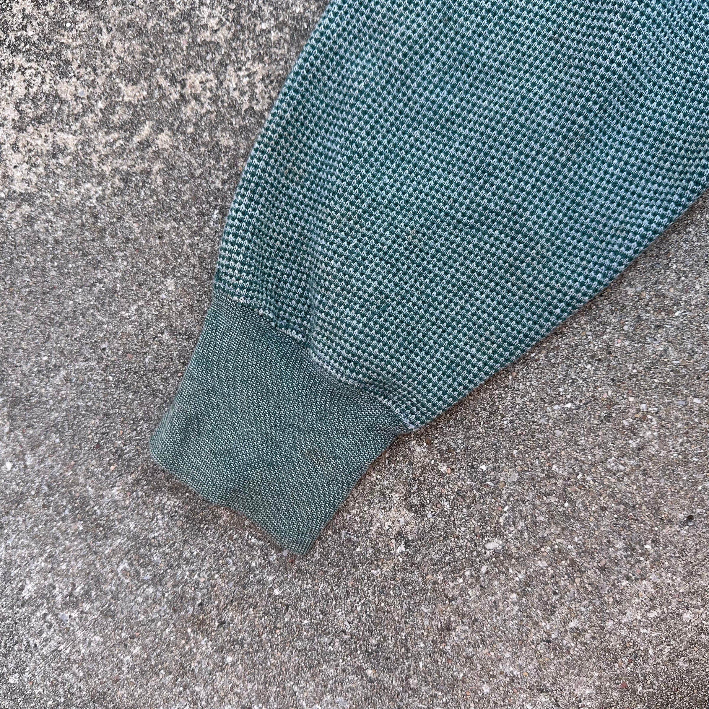 1940’s St Michael Sportswear Herringbone Cotton Full Zip Sweatshirt Size 40