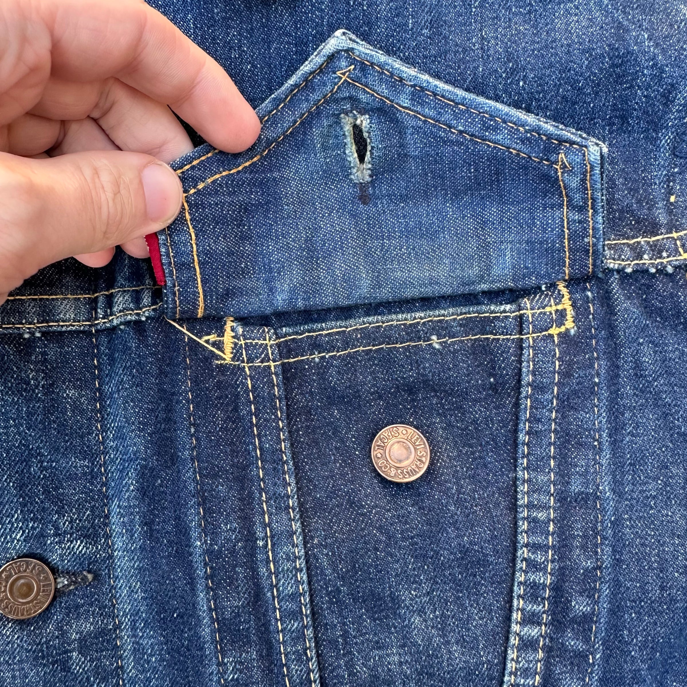 1960’s Levi’s 557 XX Denim Vest Size 44