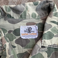 1960’s Black Sheep Hunting Camo Loop Collar Shirt Large