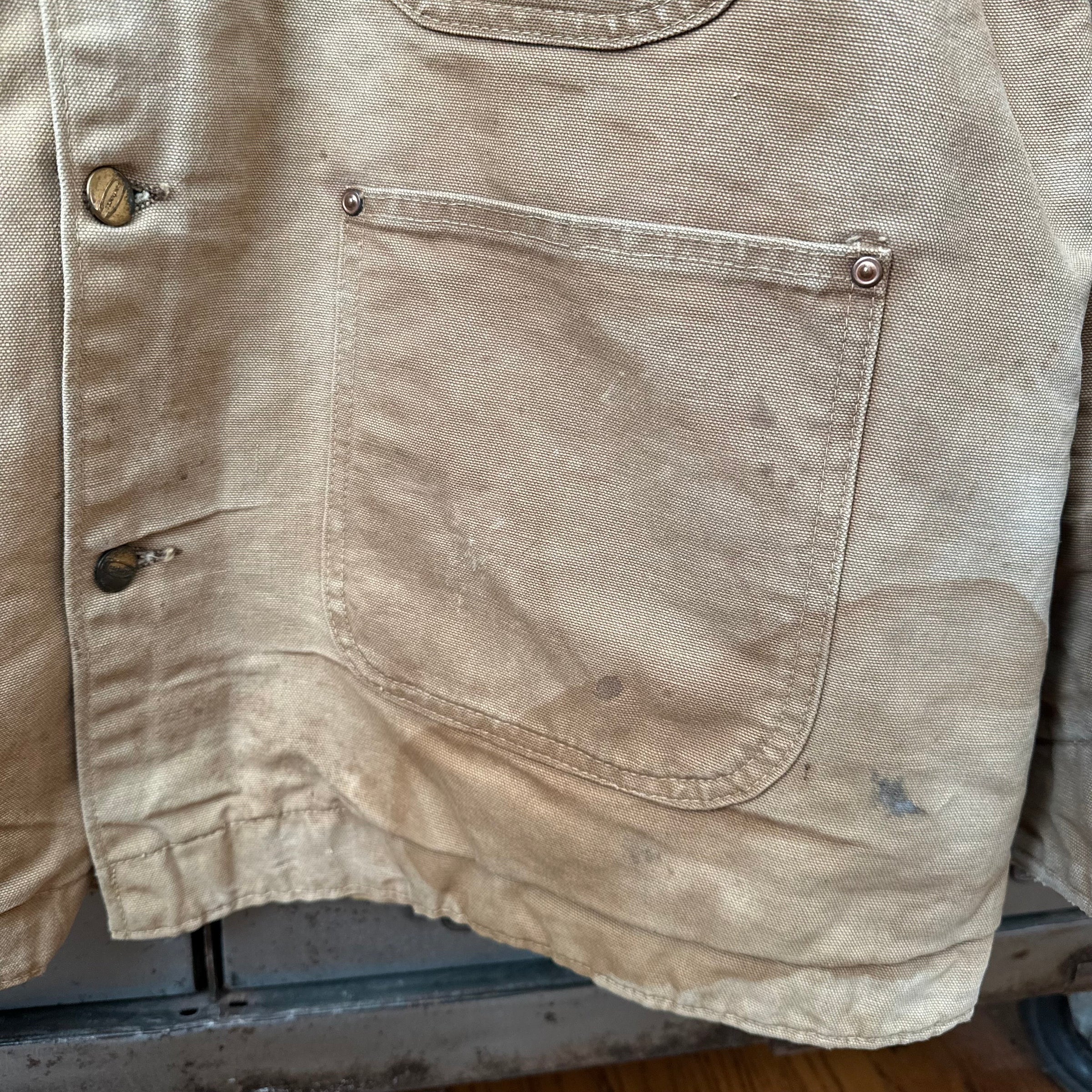 1960’s Carhartt Blanket Lined Duck Canvas Chore Coat