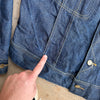 1960’s Dark Patched Lee 101-J Denim Jacket Size 42 Regular