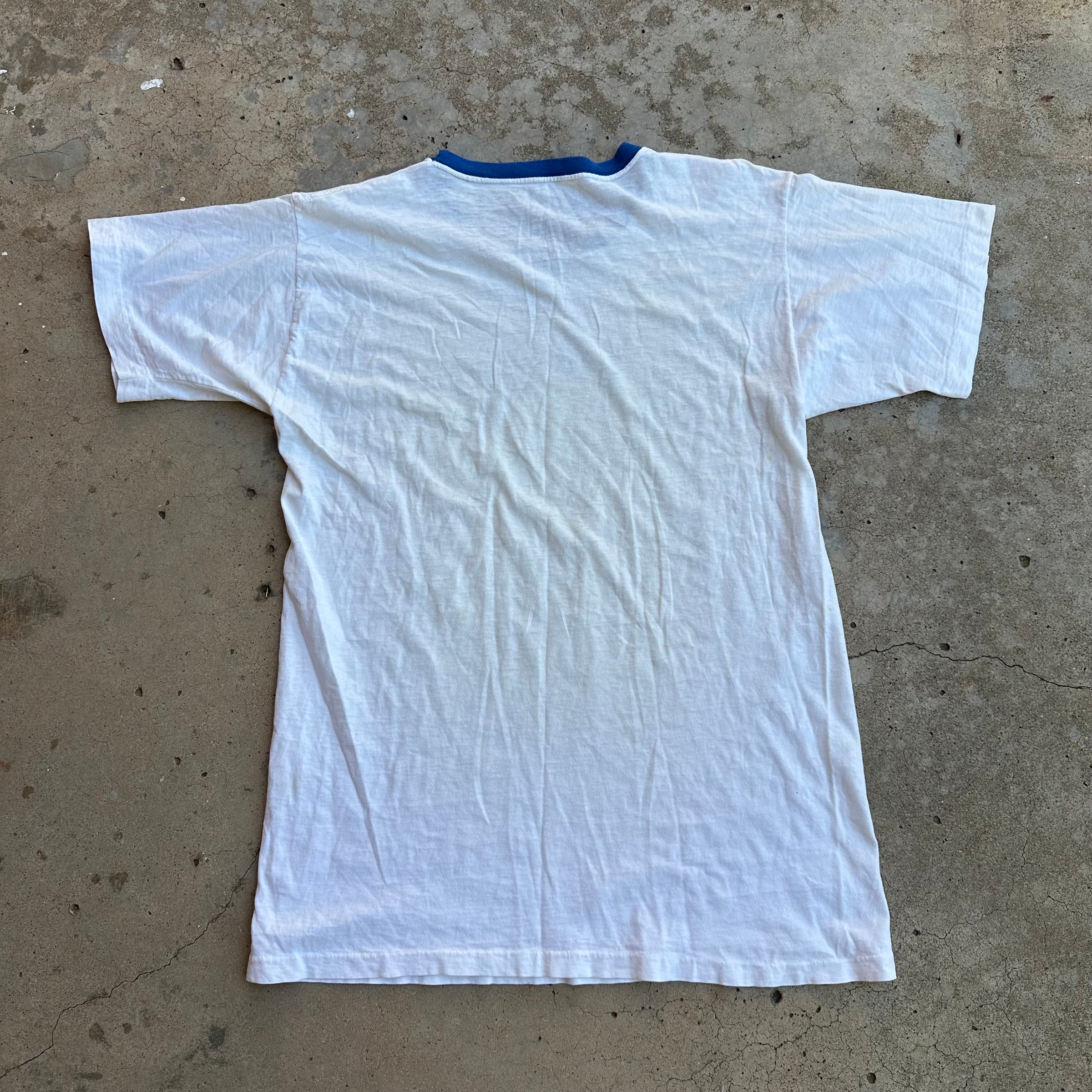 1970’s/80’s USAF Water Print Ringer T-Shirt Medium