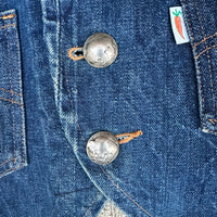 1970’s/80’s Levi’s Fresh Produce Denim Vest S/M