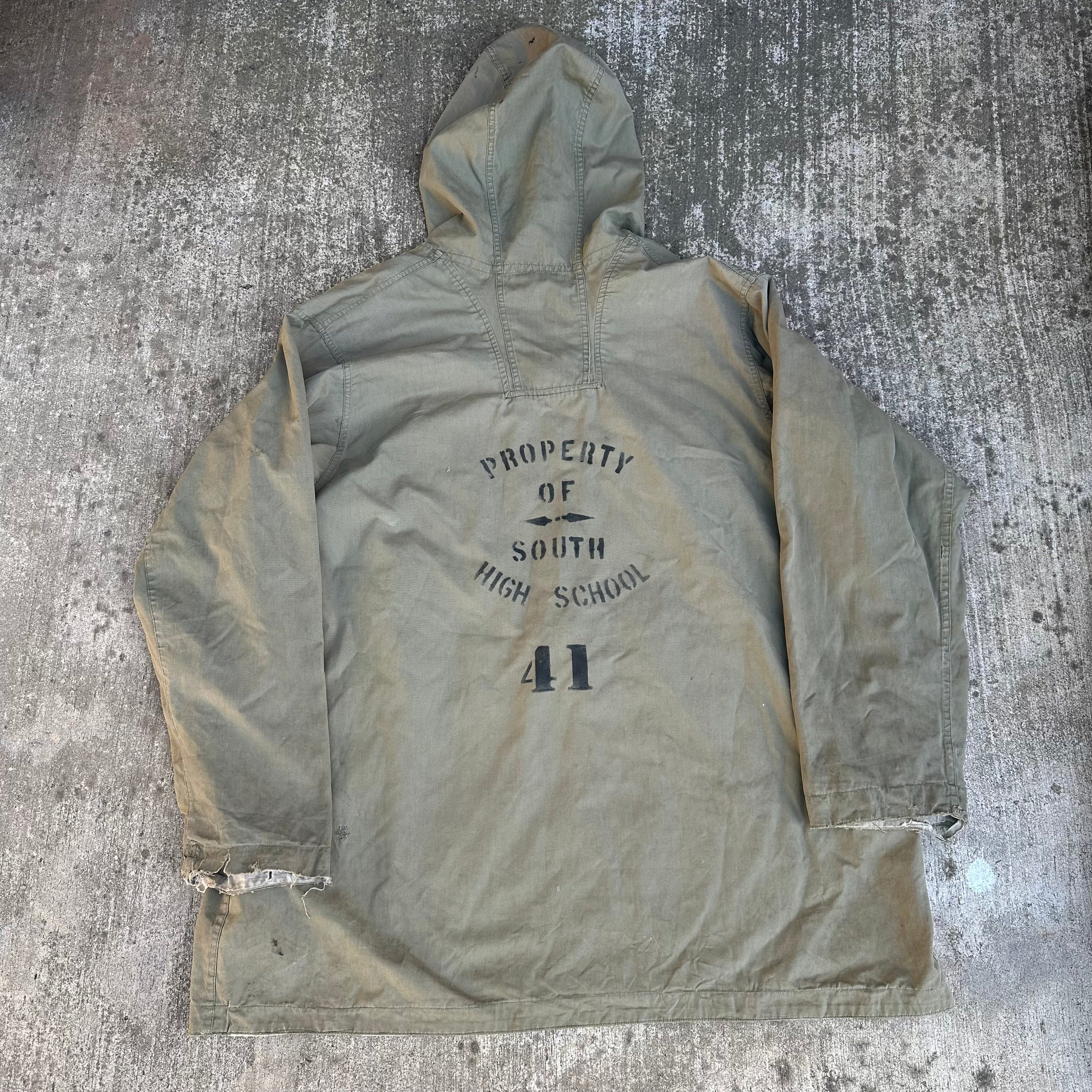 1940’s WWII Stenciled First Pattern Reversible Ski Parka