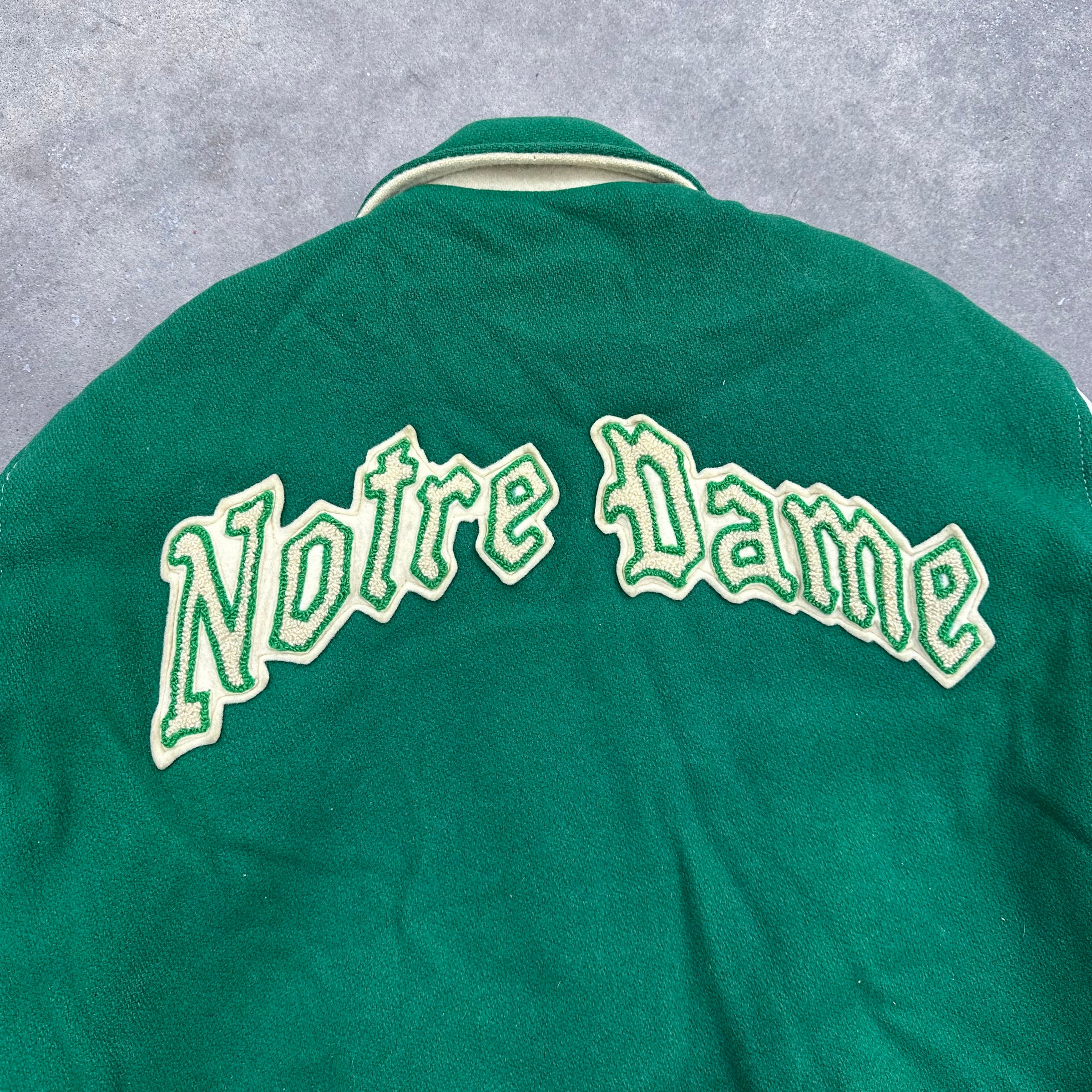 1960’s Notre Dame Wool Varsity Jacket Large