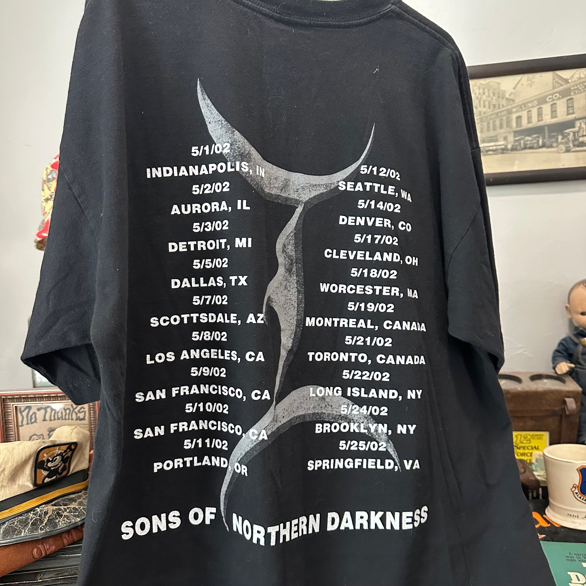 2002 Immortal Sons of Northern Darkness Tour T-Shirt XL