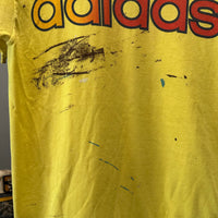 1970’s Paint Splattered Adidas Logo T-Shirt XS