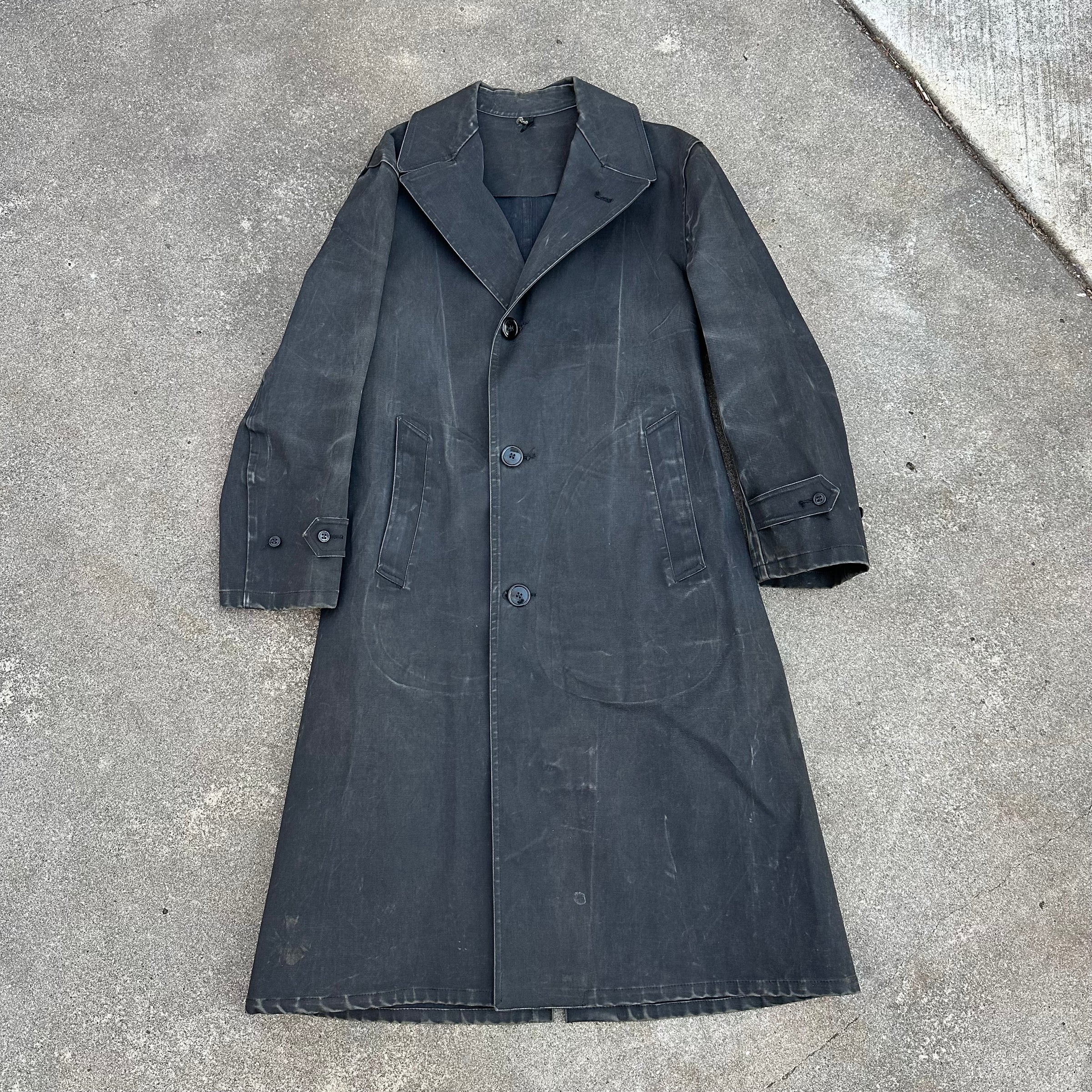 1940’s WWII US Navy Type 1 All Weather Coat Size 36