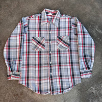 1970’s Big Mac Plaid Cotton Blend Flannel Shirt Medium