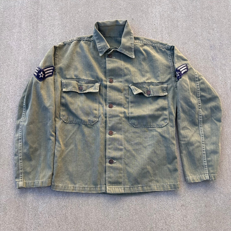 1950’s USAF Patched HBT 13-Star Fatigue Shirt