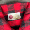1970’s Sears Buffalo Plaid Cotton Flannel Shirt Small