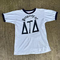 1960’s Delta Tau Delta Fraternity Ringer T-Shirt Small