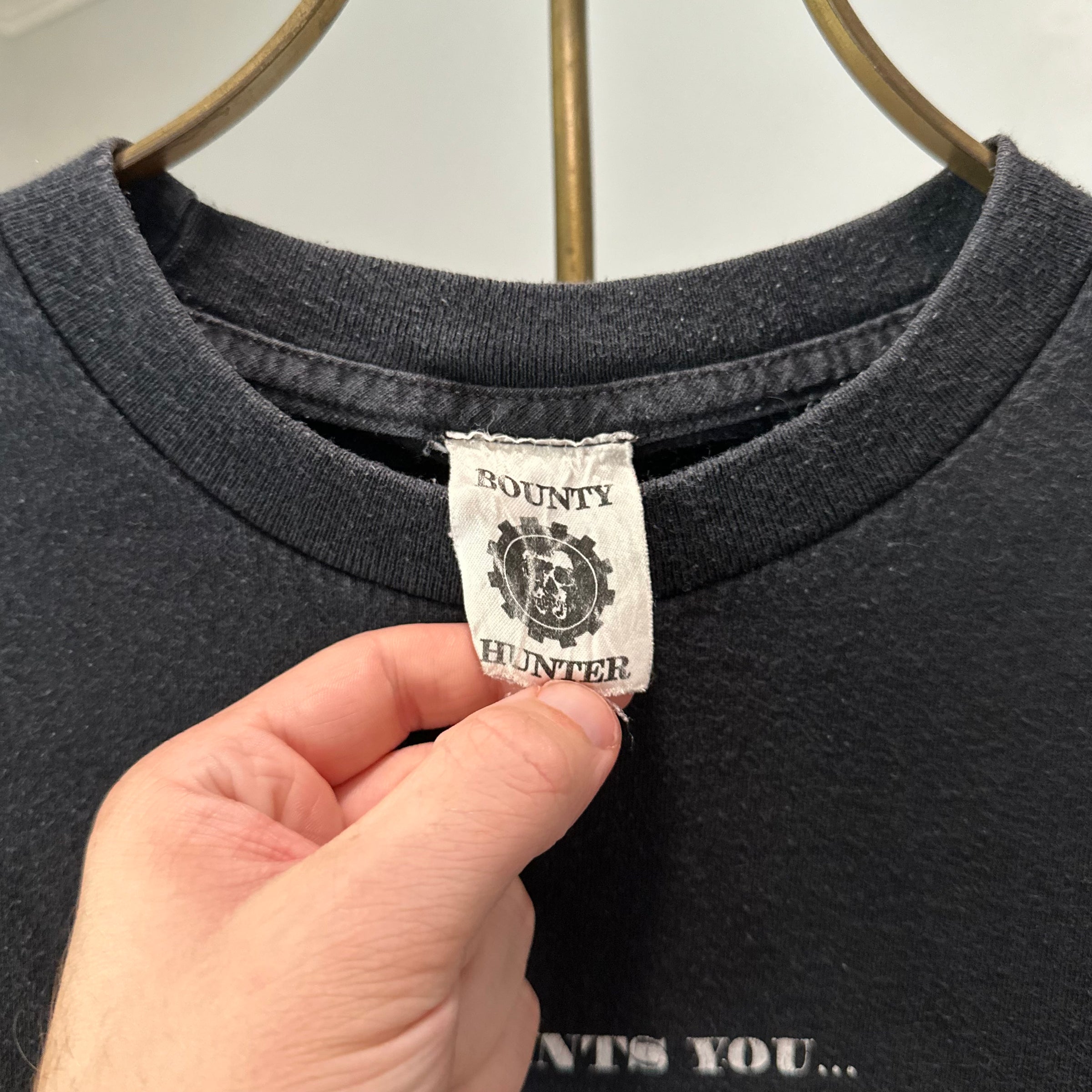 1990’s/2000’s Bounty Hunter Satan Wants You T-Shirt Medium
