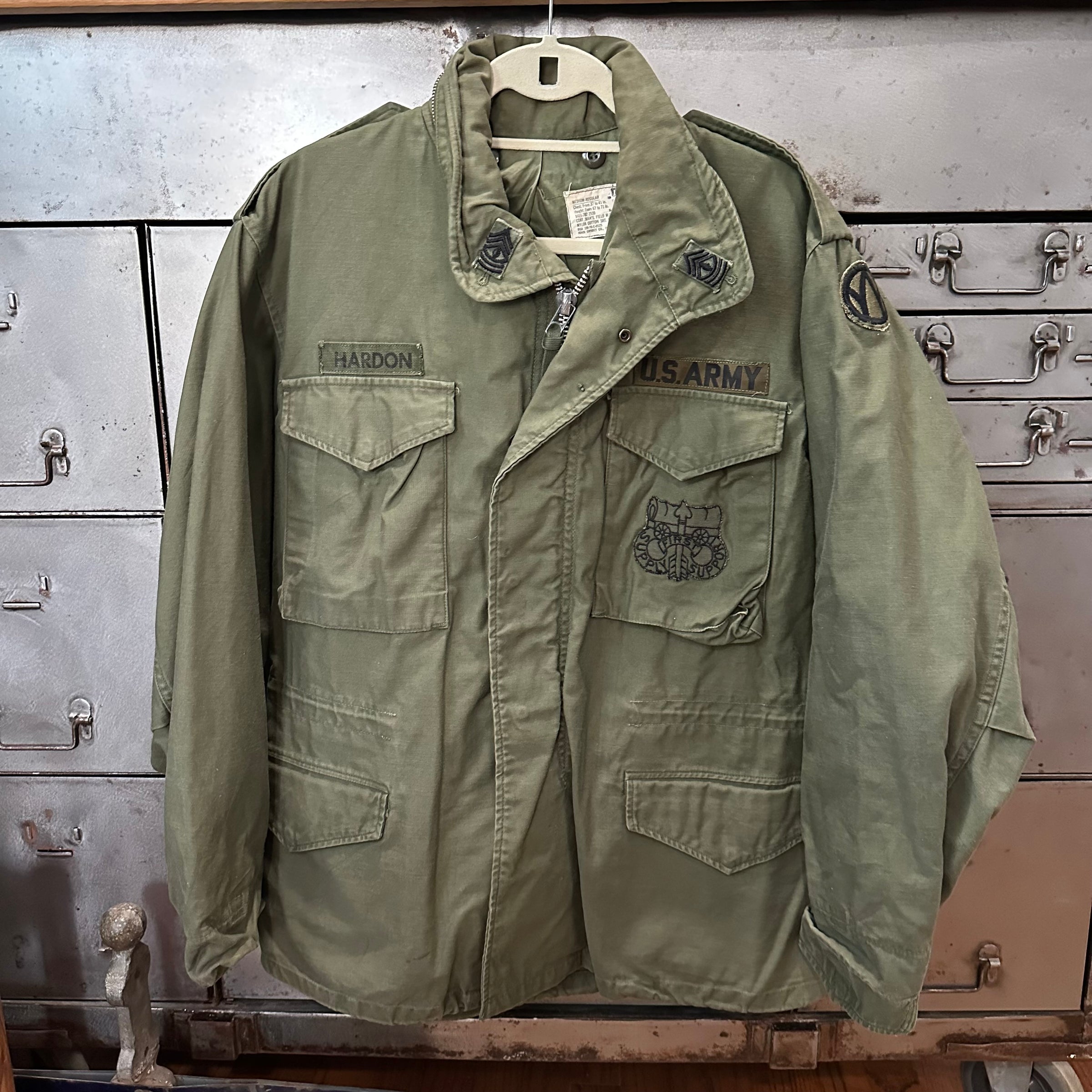 1970’s Patched M-65 Field Jacket Medium Regular