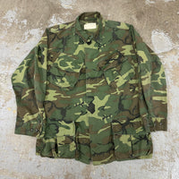 1960’s Vietnam War ERDL Camo Poplin Jungle Jacket Medium Regular