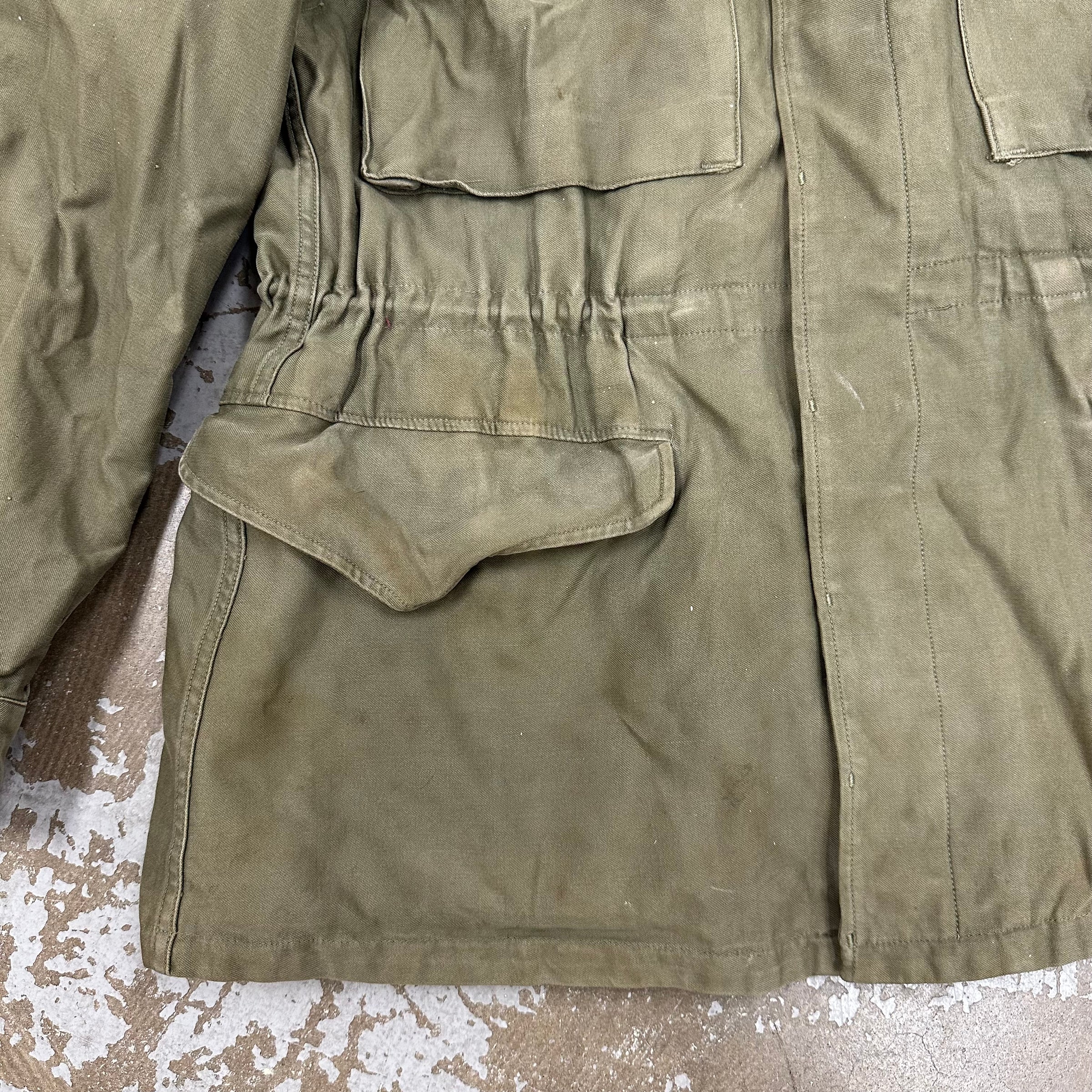 1940’s Patched M-43 Field Jacket Size 38R