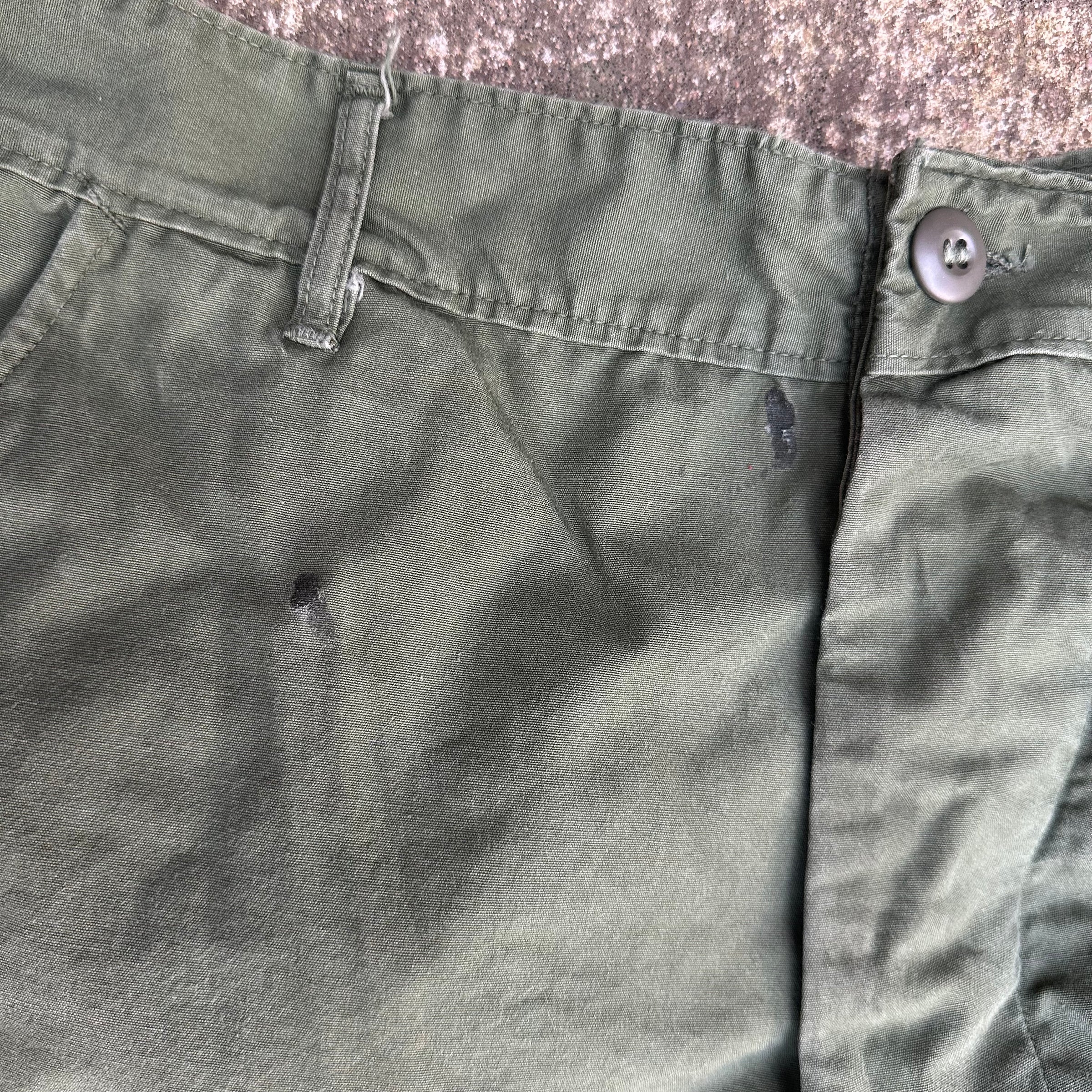 1960’s Vietnam War Poplin Jungle Pants Medium Short