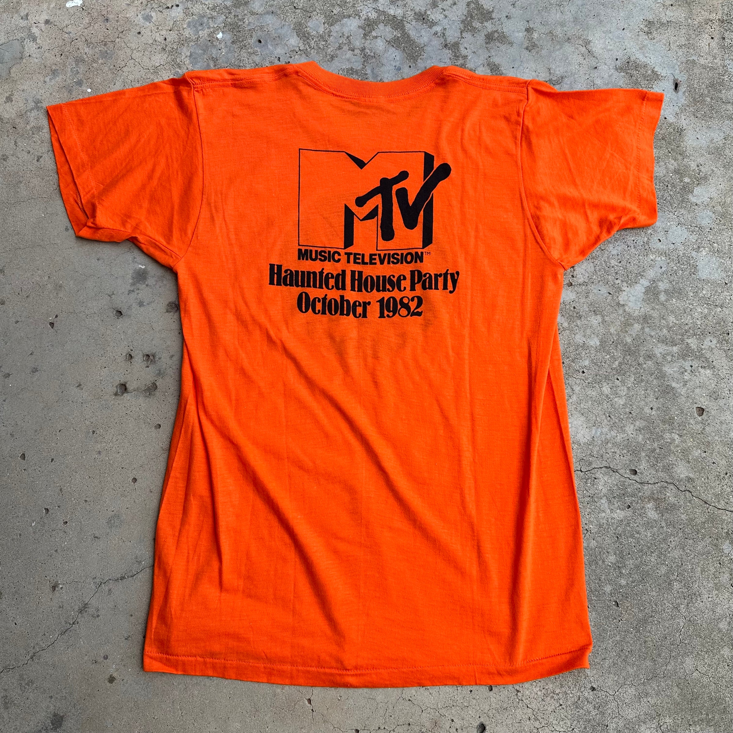 1982 MTV Haunted House Party T-Shirt Medium
