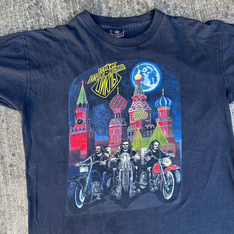 1990’s Harley Davidson Moscow Russia T-Shirt Large