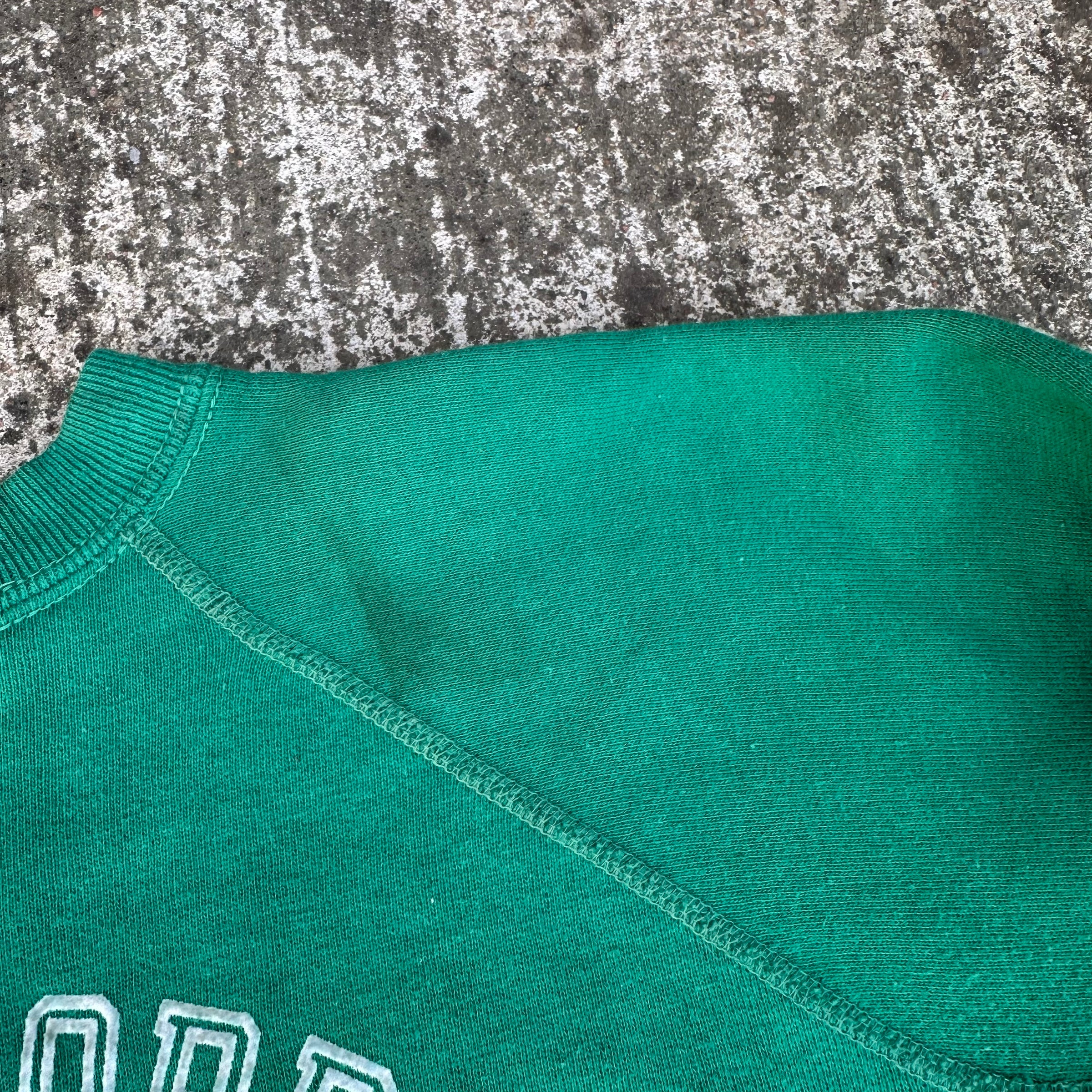 1960’s Camp Bobbin Hollow Flock Print Crewneck Sweatshirt