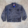 1980’s Levi’s Blanket Lined Black Denim Jacket Size Large