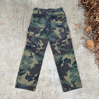 1980’s Liberty Woodland Camo Hunting Fatigue Pants 33” x 31”