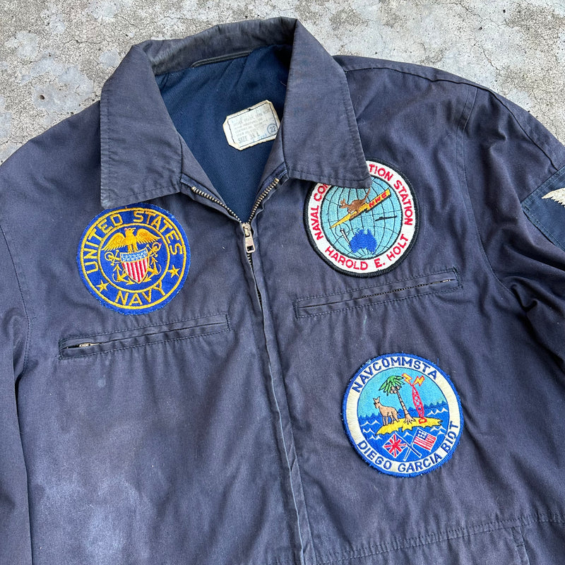 1970’s Patched USN Utility Jacket Size 38L