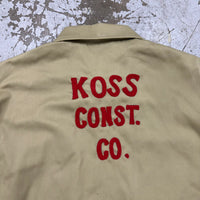 1970’s Deadstock Lee Embroidered Work Jacket Size 44