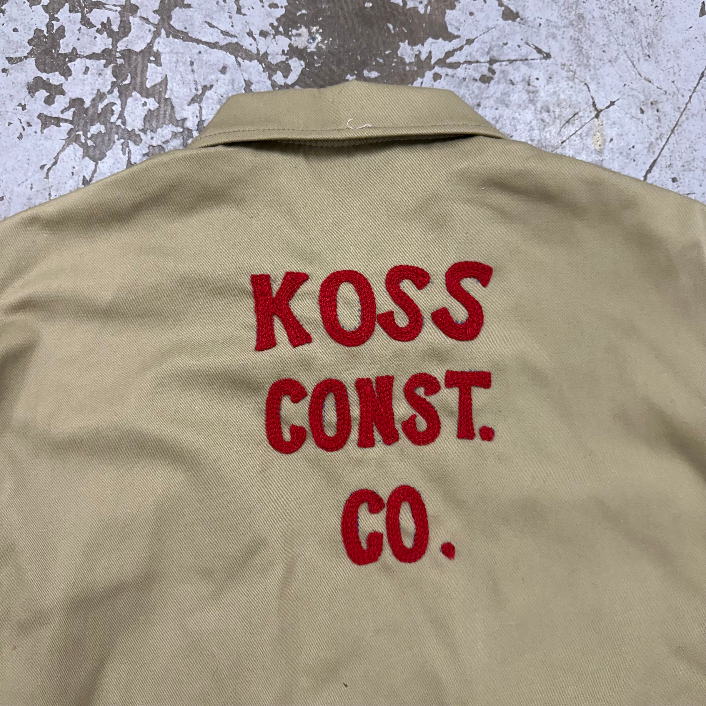 1970’s Deadstock Lee Embroidered Work Jacket Size 44