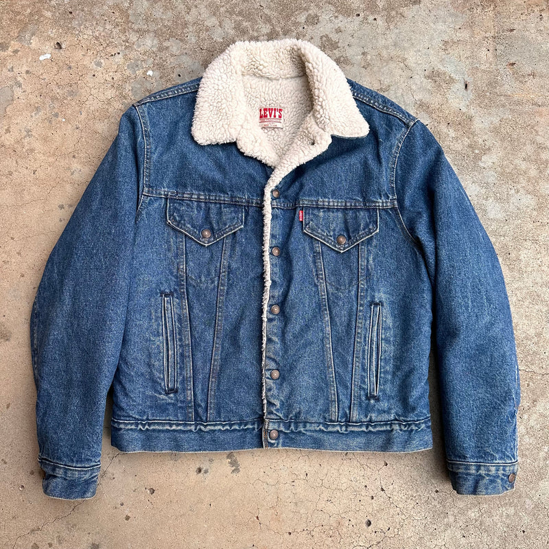 1980’s Levi’s Sherpa Lined Denim Jacket Size 42