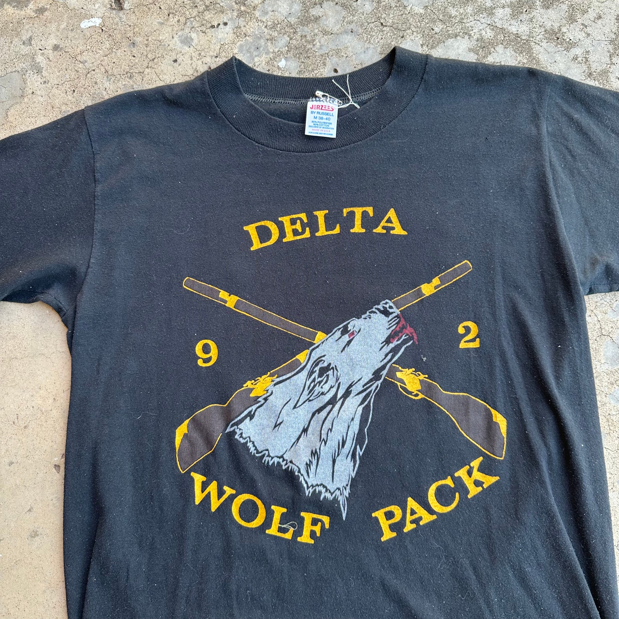 1980’s Delta Wolfpack 2nd Infantry Training Brigade T-Shirt Medium