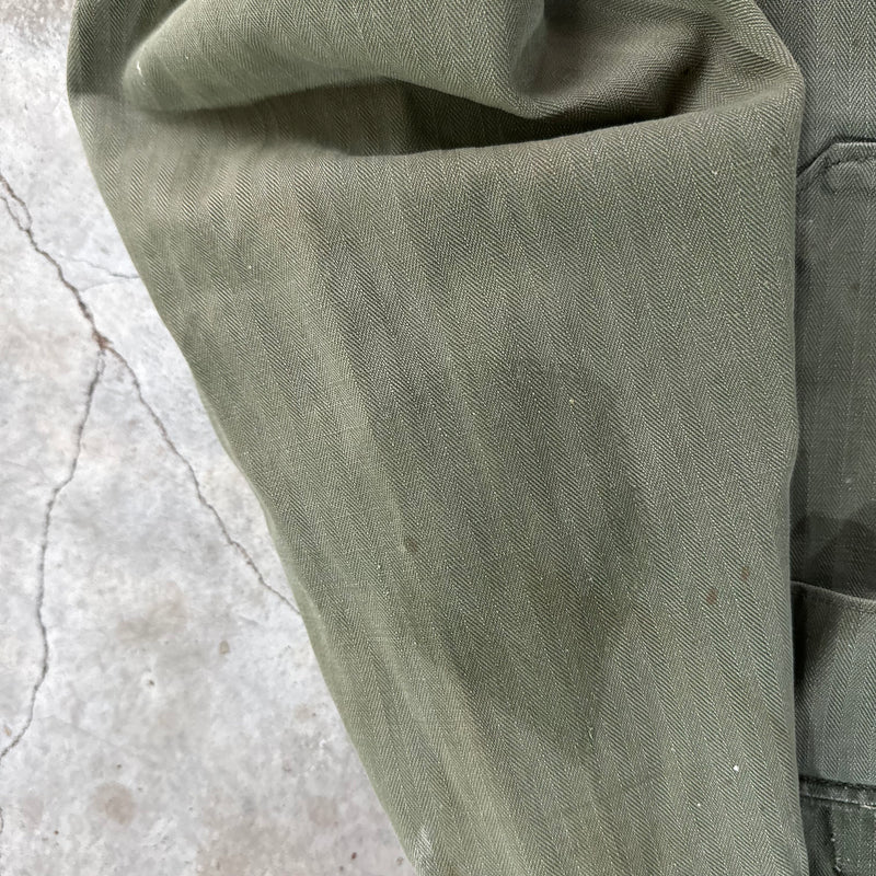 1940’s/50’s Thrashed US Army M-47 HBT Shirt Medium