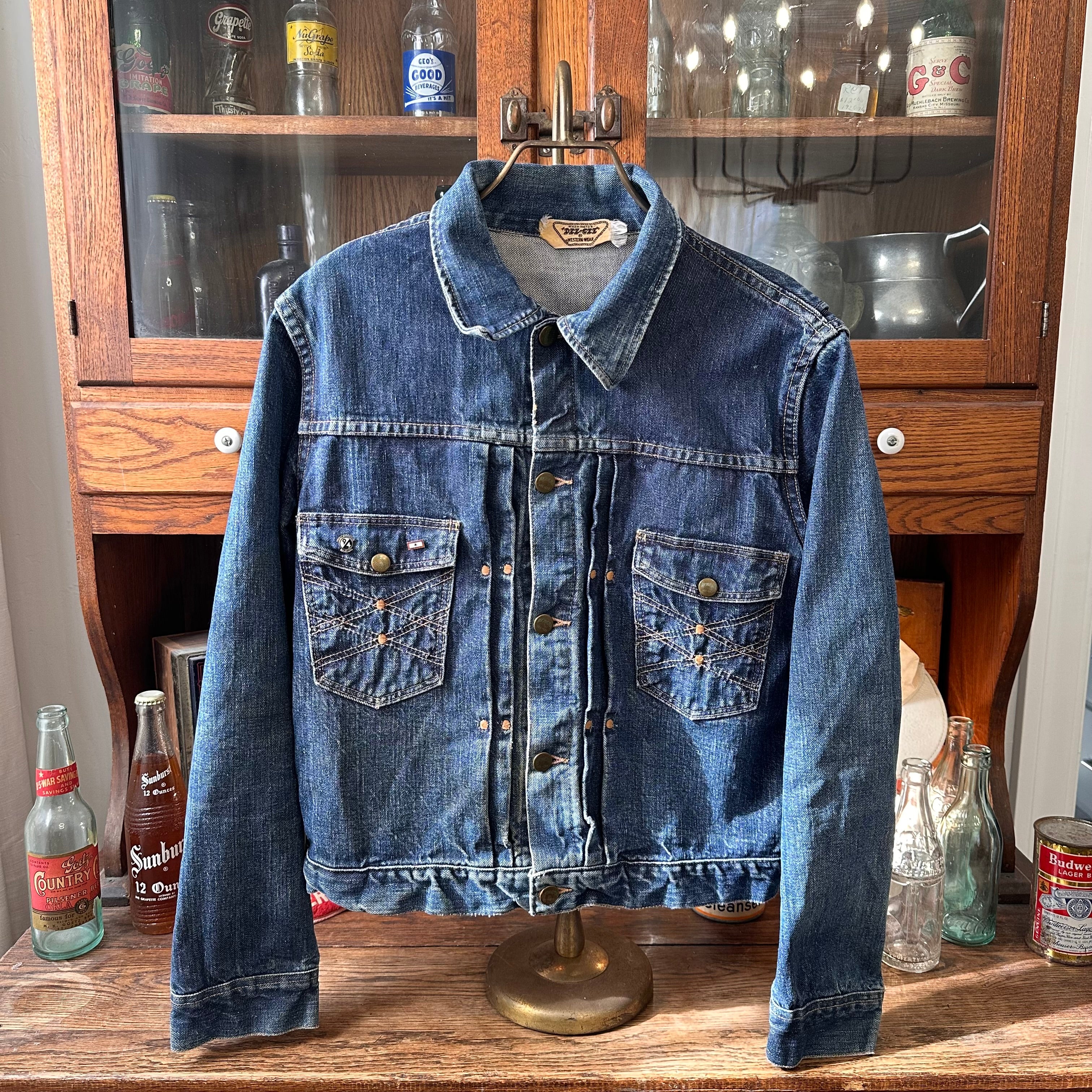 1950's Washington Dee Cee Type 2 Style Denim Jacket Medium