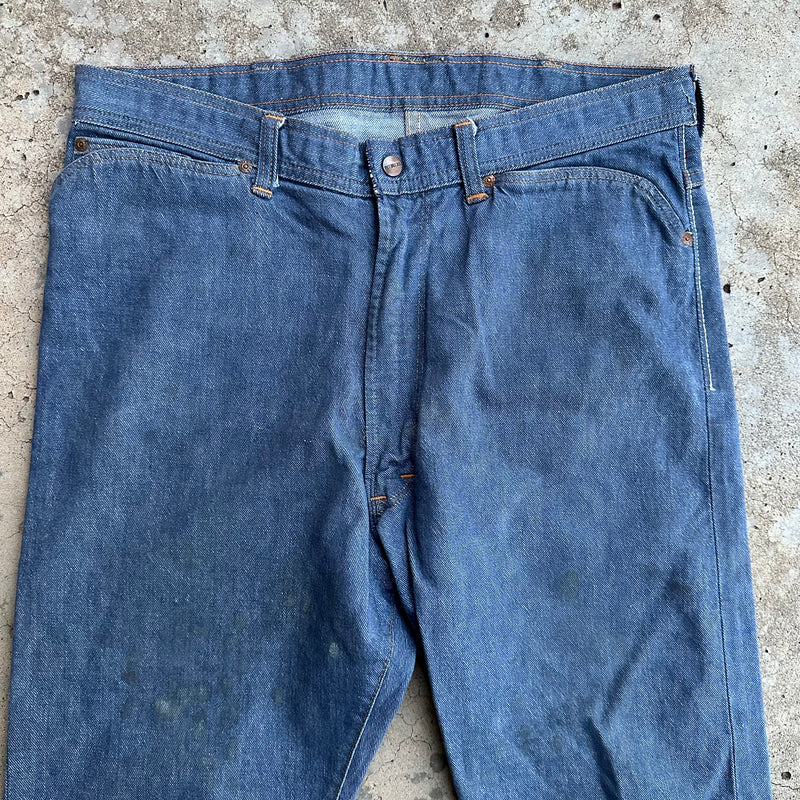 1960’s Roebucks Frog Pocket Denim Jeans 36” Waist