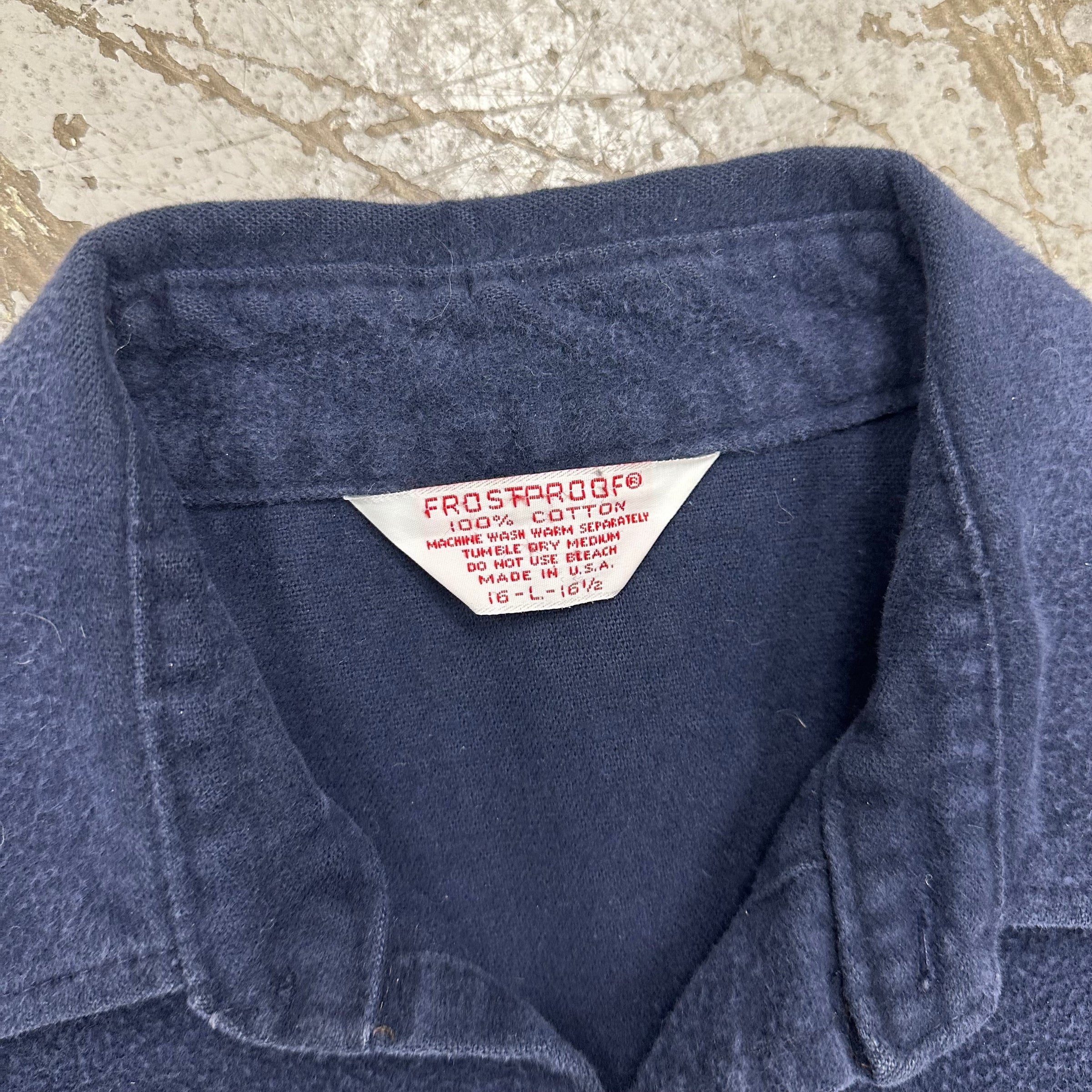1970’s Frostproof Chamois Cotton Flannel Shirt Large
