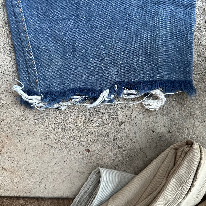 1960’s Roebucks Frog Pocket Denim Jeans 36” Waist