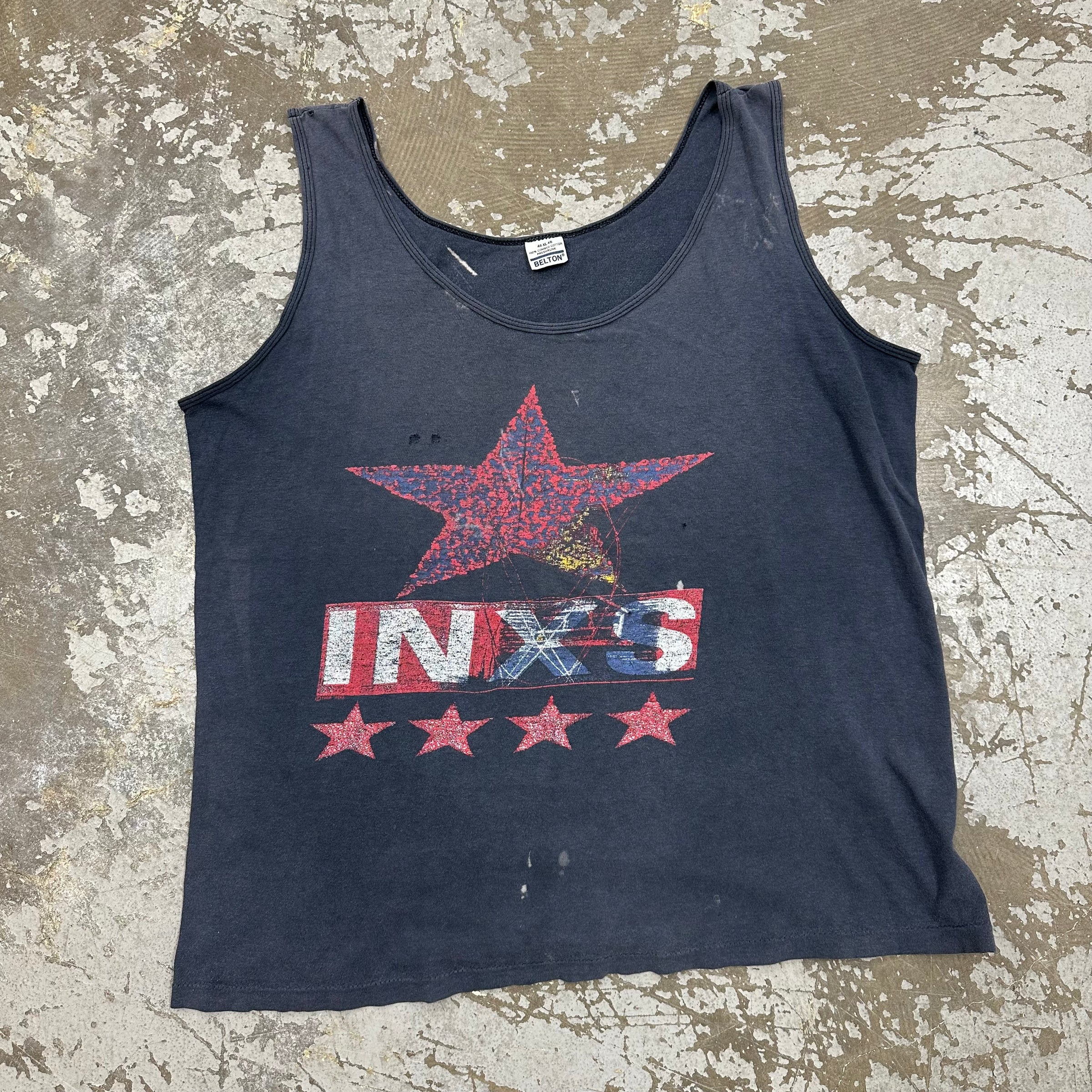 1980’s INXS Band Tank Top T-Shirt Large