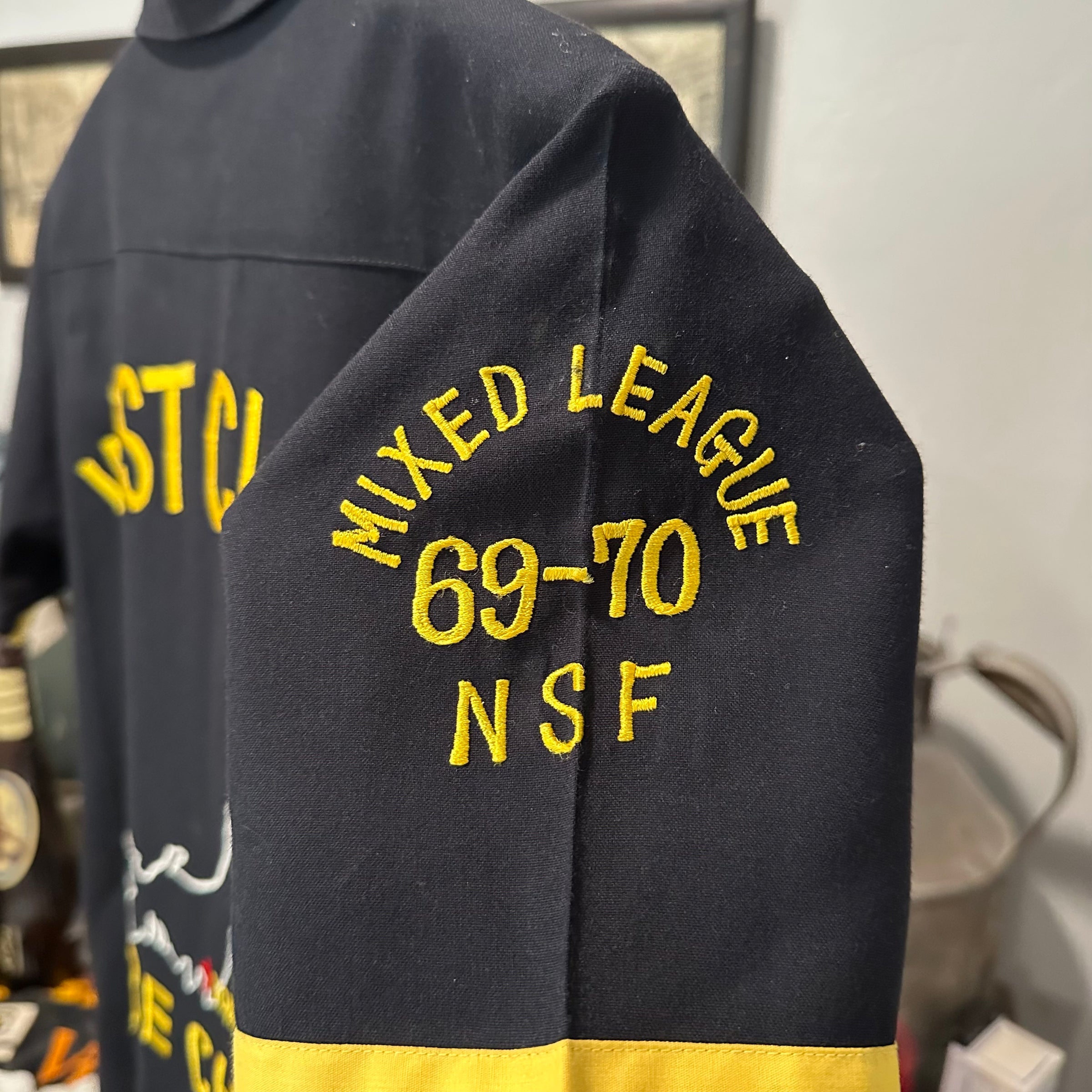 1970’s Vietnam War Naval Support Facility Souvenir Bowling Shirt