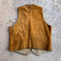 1950’s Levi’s Western Wear Shorthorn Sherpa Lined Suede Vest