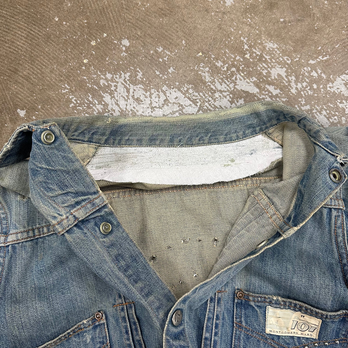 1950’s/60’s Montgomery Ward 101 Pleated Denim Jacket